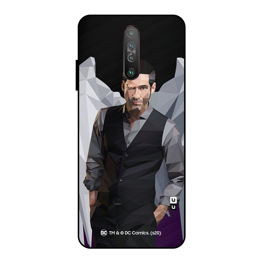 Lucifer Morningstar Art Abstract Metal Back Case for Poco X2