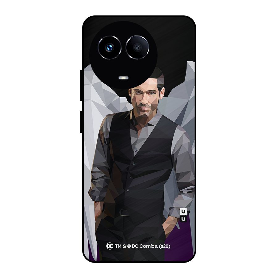 Lucifer Morningstar Art Abstract Metal Back Case for Realme 11X