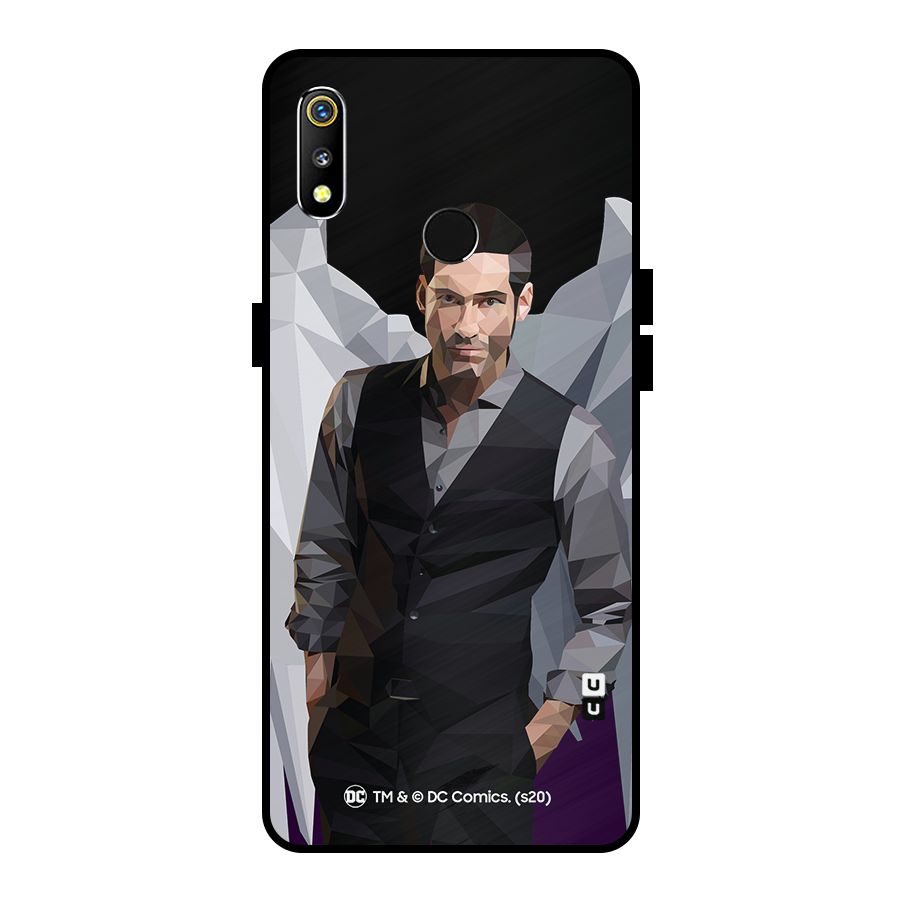 Lucifer Morningstar Art Abstract Metal Back Case for Realme 3i