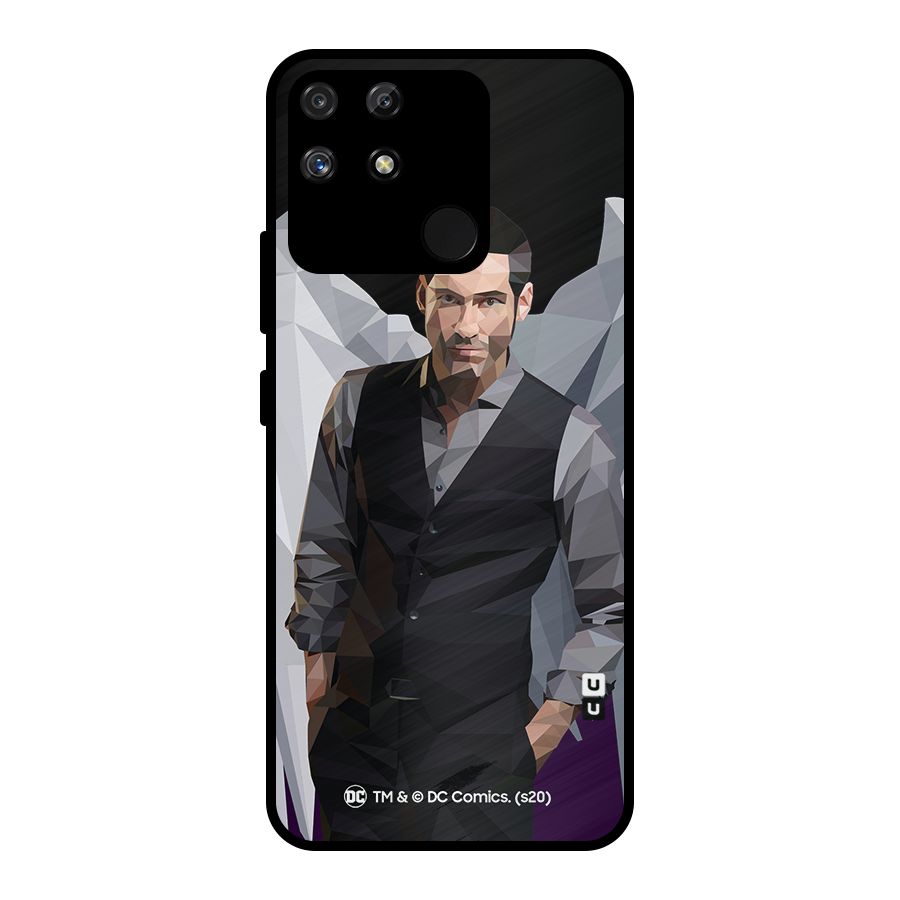 Lucifer Morningstar Art Abstract Metal Back Case for Realme Narzo 50A