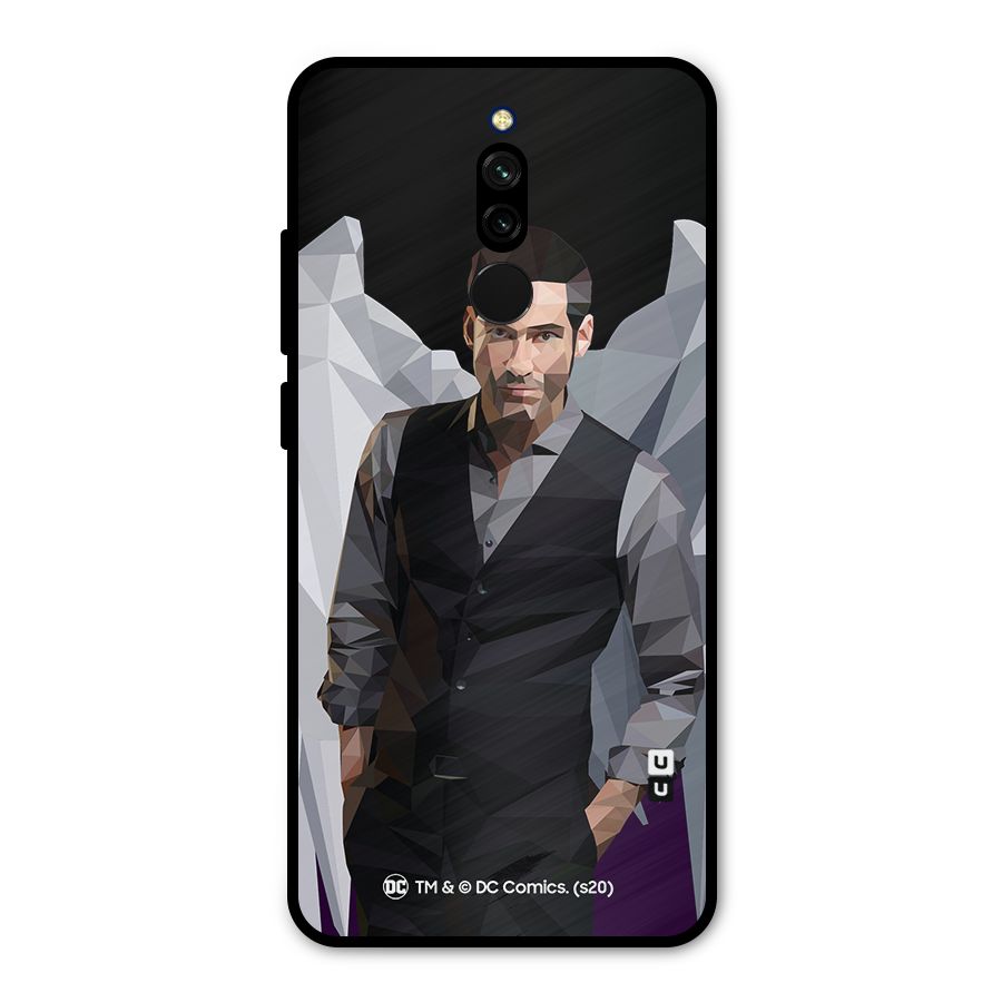 Lucifer Morningstar Art Abstract Metal Back Case for Redmi 8