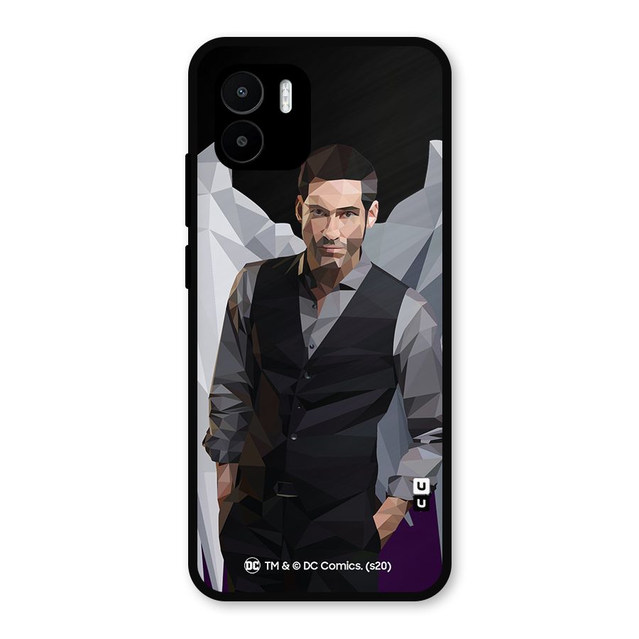 Lucifer Morningstar Art Abstract Metal Back Case for Redmi A2