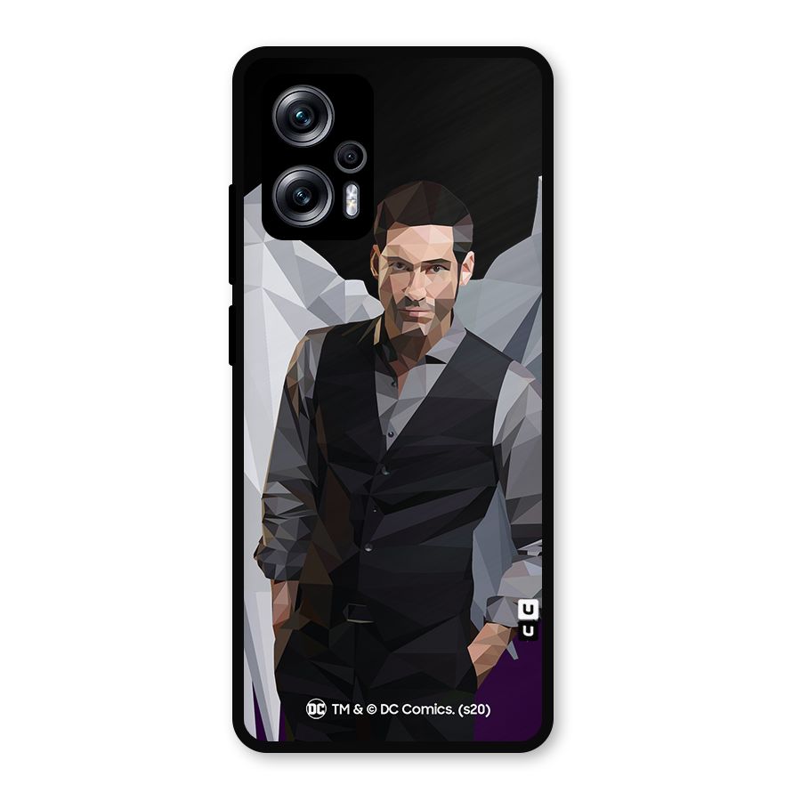 Lucifer Morningstar Art Abstract Metal Back Case for Redmi K50i