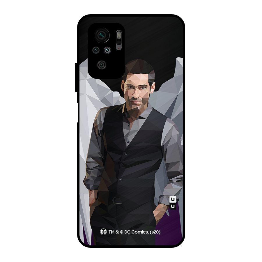 Lucifer Morningstar Art Abstract Metal Back Case for Redmi Note 10S