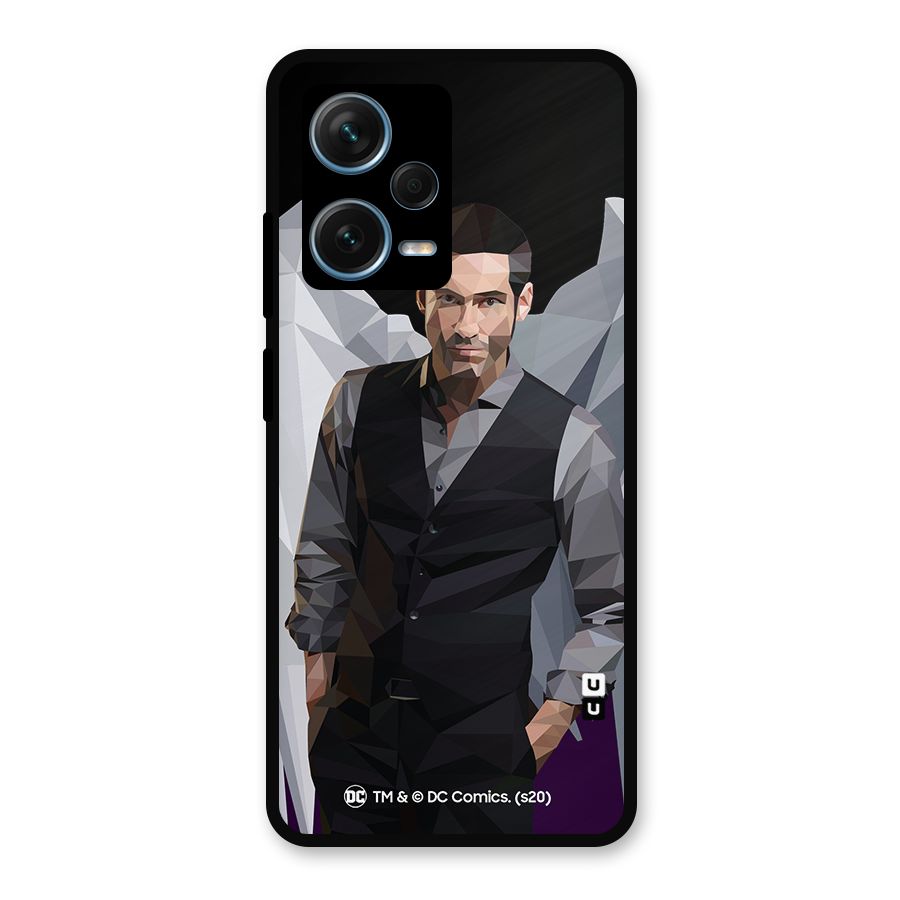 Lucifer Morningstar Art Abstract Metal Back Case for Redmi Note 12 Pro Plus 5G