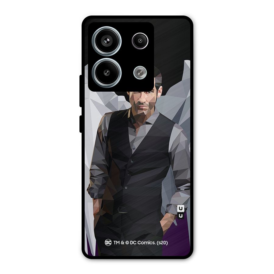 Lucifer Morningstar Art Abstract Metal Back Case for Redmi Note 13 Pro 5G