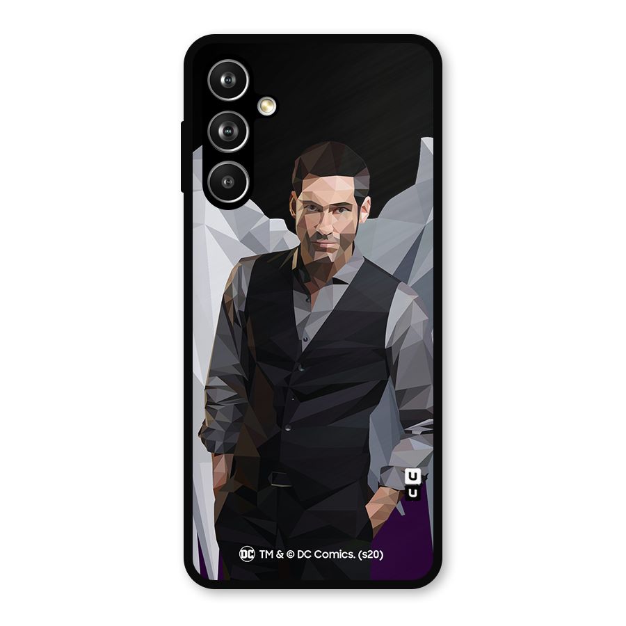 Lucifer Morningstar Art Abstract Metal Back Case for Samsung Galaxy M54