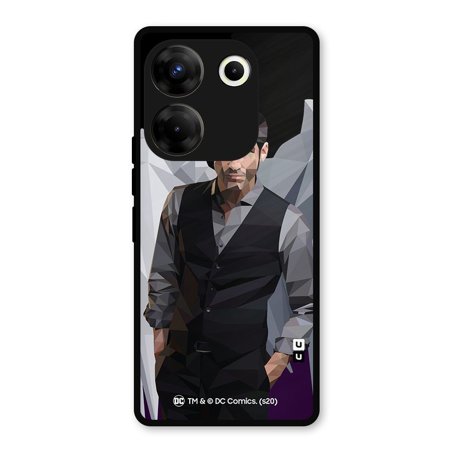 Lucifer Morningstar Art Abstract Metal Back Case for Tecno Camon 20