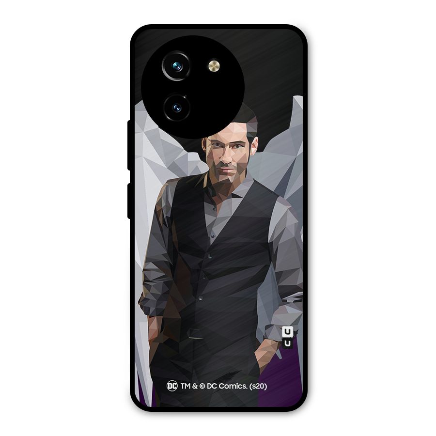 Lucifer Morningstar Art Abstract Metal Back Case for Vivo T3x
