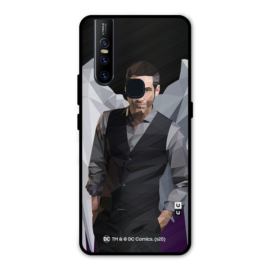 Lucifer Morningstar Art Abstract Metal Back Case for Vivo V15