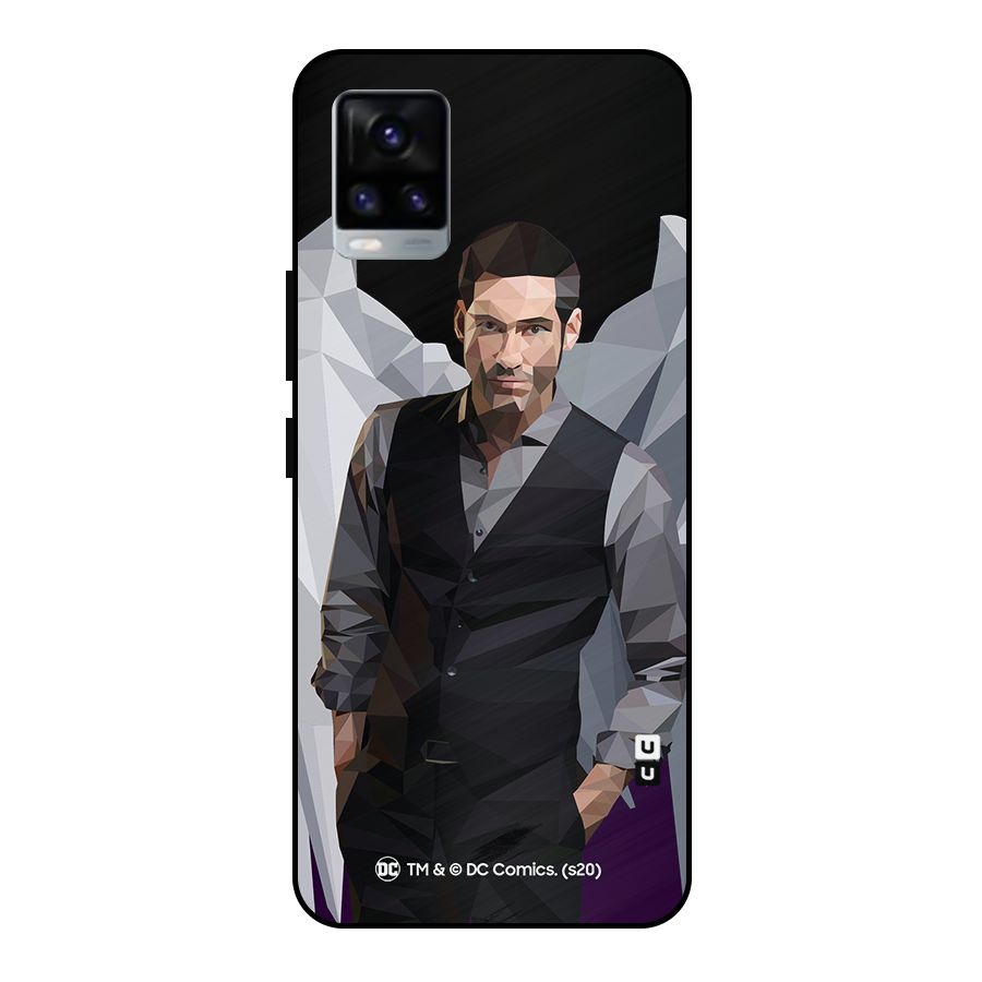 Lucifer Morningstar Art Abstract Metal Back Case for Vivo V20 2021