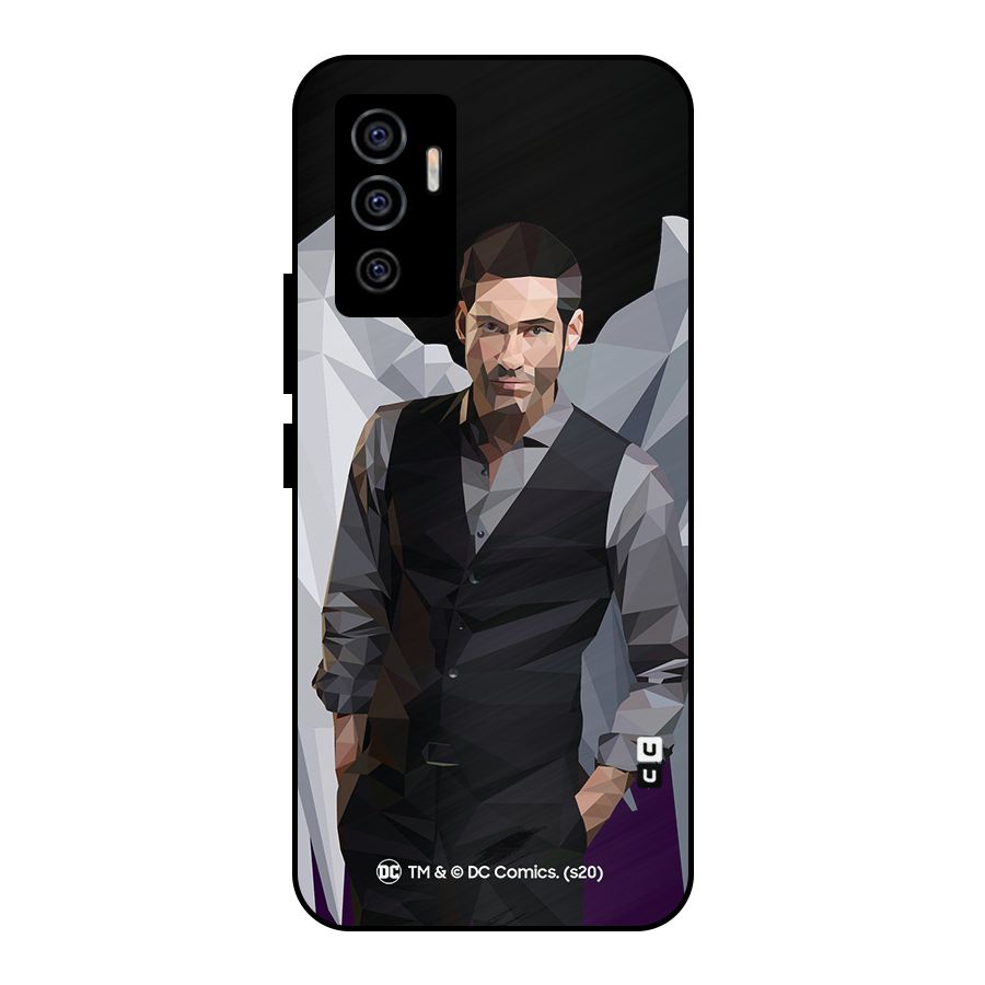 Lucifer Morningstar Art Abstract Metal Back Case for Vivo V23e