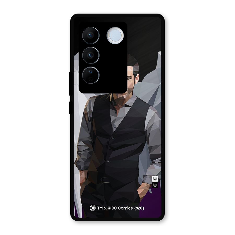 Lucifer Morningstar Art Abstract Metal Back Case for Vivo V27