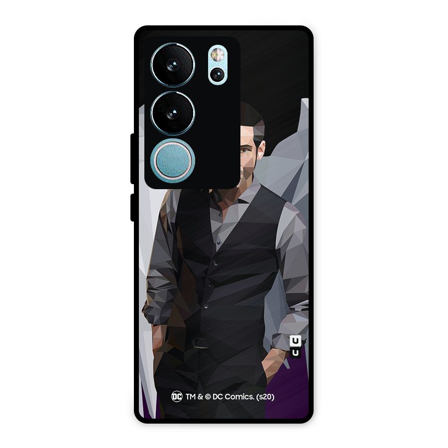 Lucifer Morningstar Art Abstract Metal Back Case for Vivo V29
