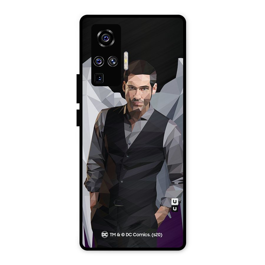 Lucifer Morningstar Art Abstract Metal Back Case for Vivo X50 Pro