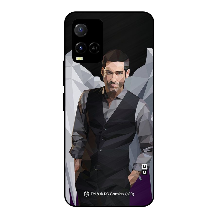 Lucifer Morningstar Art Abstract Metal Back Case for Vivo Y21A