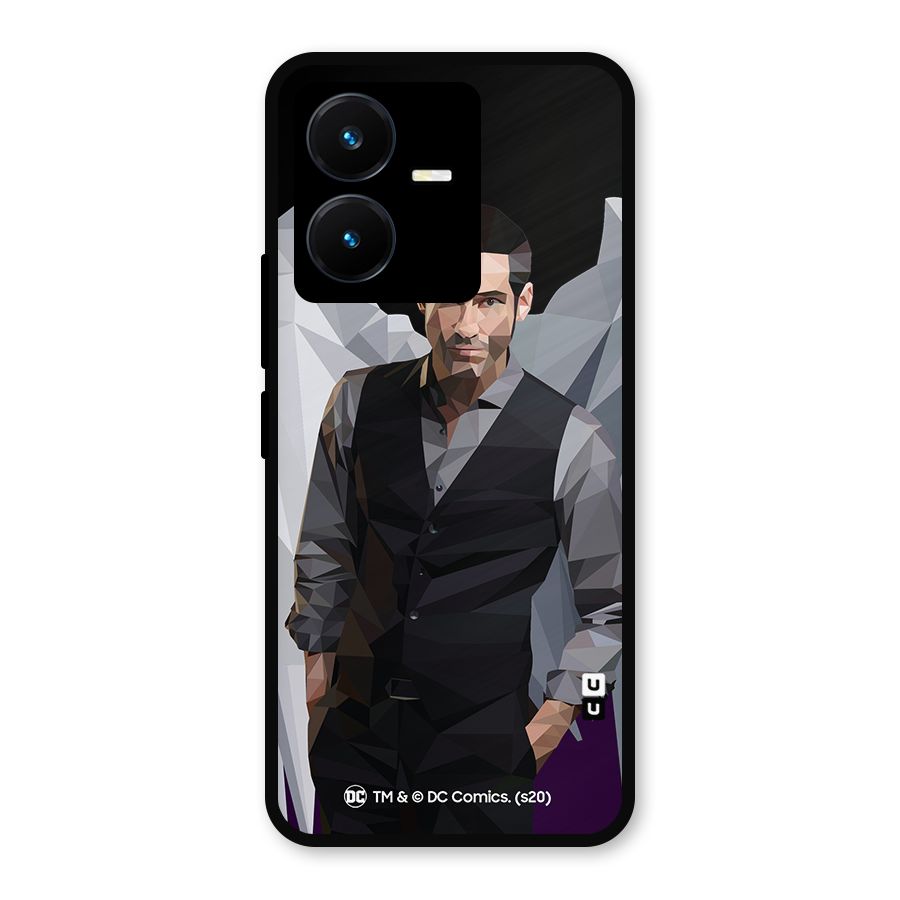 Lucifer Morningstar Art Abstract Metal Back Case for Vivo Y22
