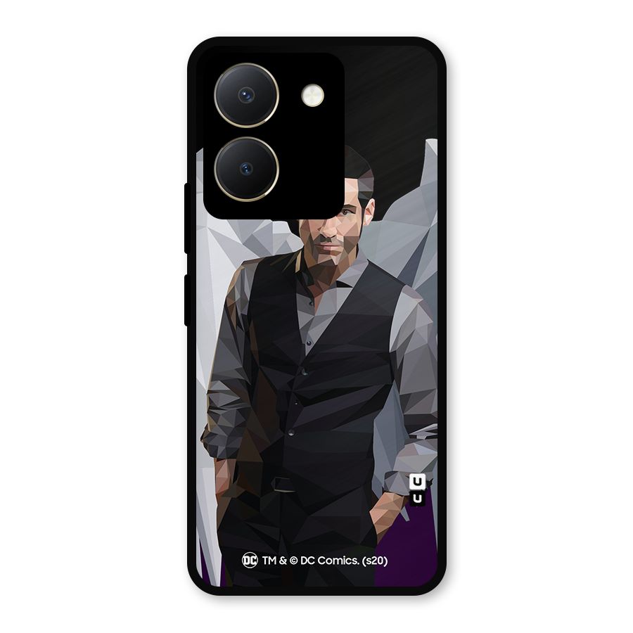 Lucifer Morningstar Art Abstract Metal Back Case for Vivo Y36