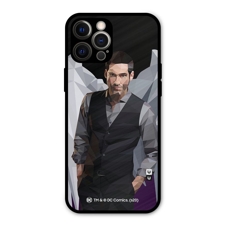 Lucifer Morningstar Art Abstract Metal Back Case for iPhone 12 Pro Max