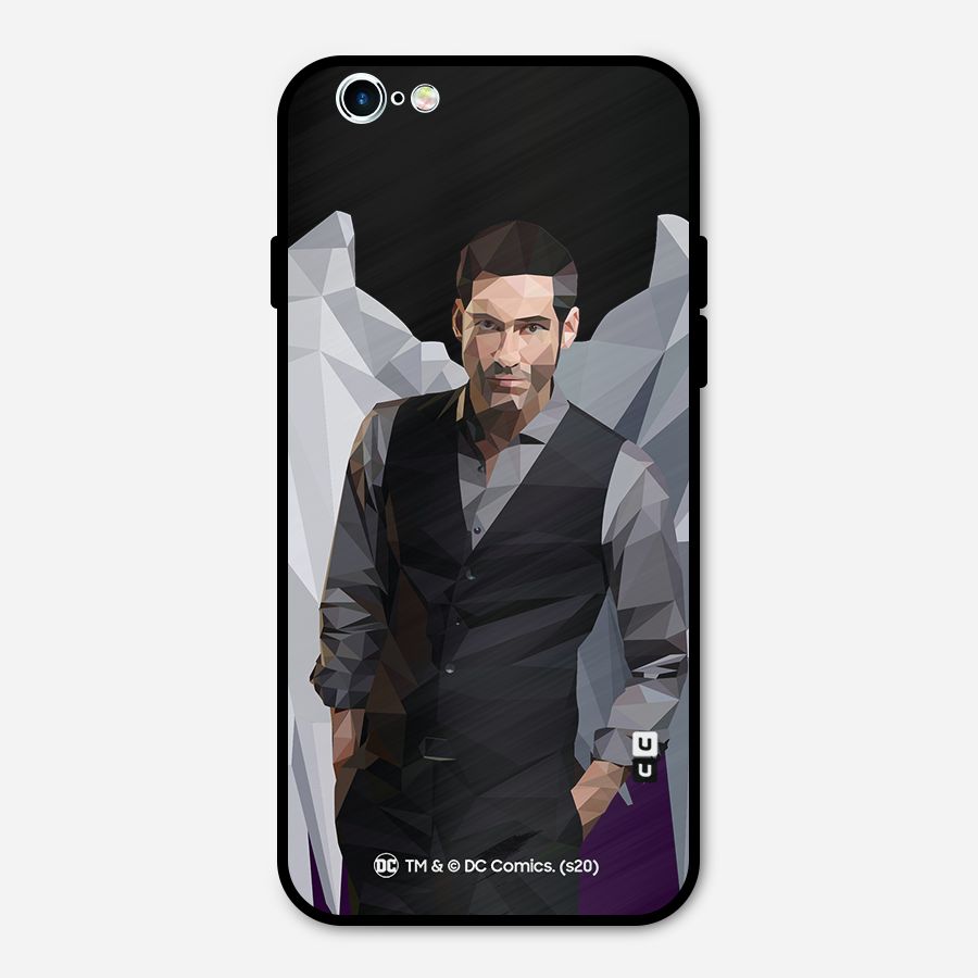 Lucifer Morningstar Art Abstract Metal Back Case for iPhone 6 6s