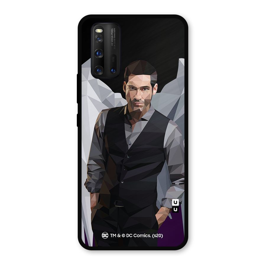 Lucifer Morningstar Art Abstract Metal Back Case for iQOO 3