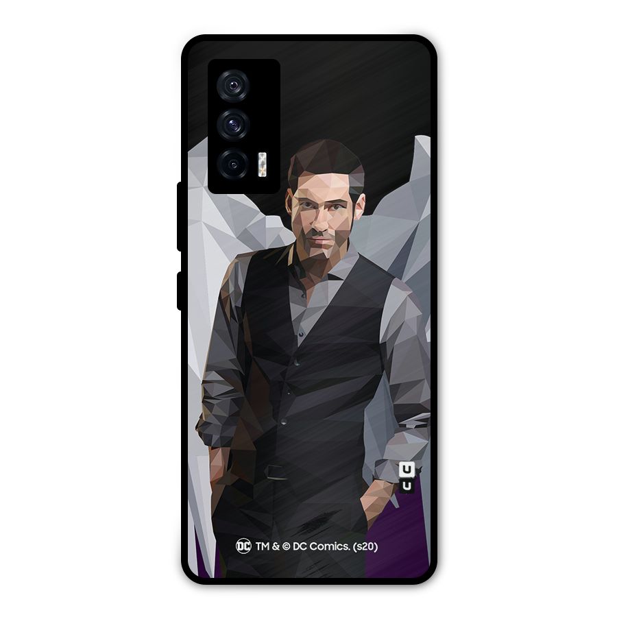 Lucifer Morningstar Art Abstract Metal Back Case for iQOO 7 5G