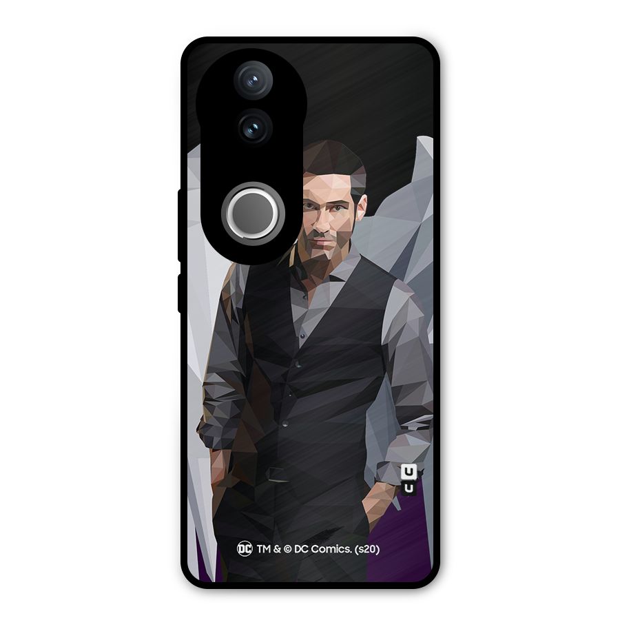 Lucifer Morningstar Art Abstract Metal Back Case for iQOO Z10R