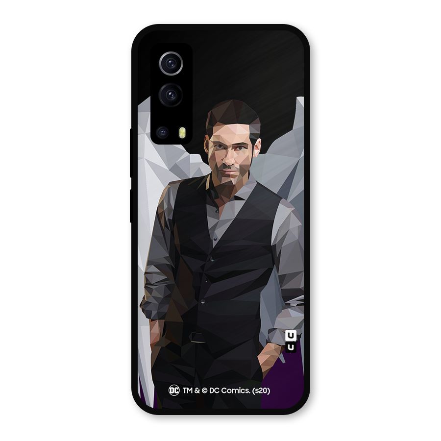 Lucifer Morningstar Art Abstract Metal Back Case for iQOO Z3