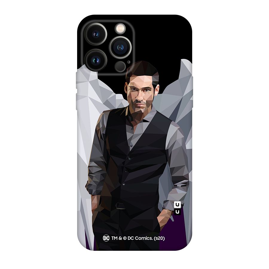 Lucifer Morningstar Art Abstract Original Polycarbonate Back Case for iPhone 13 Pro Max
