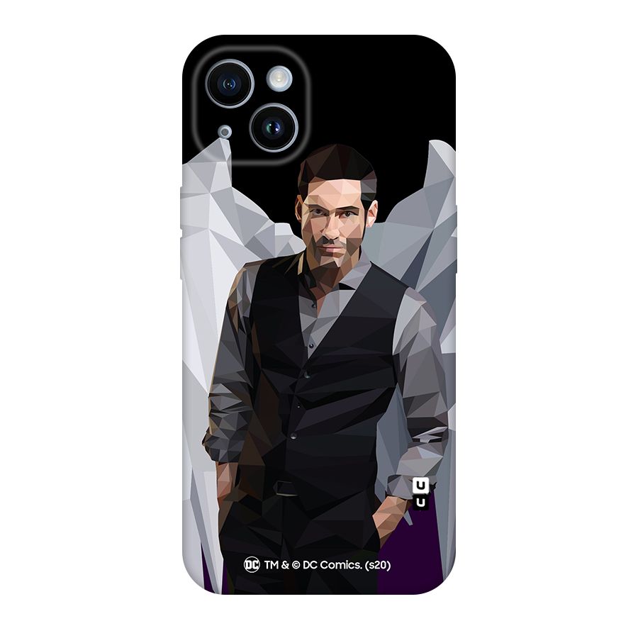 Lucifer Morningstar Art Abstract Original Polycarbonate Back Case for iPhone 14