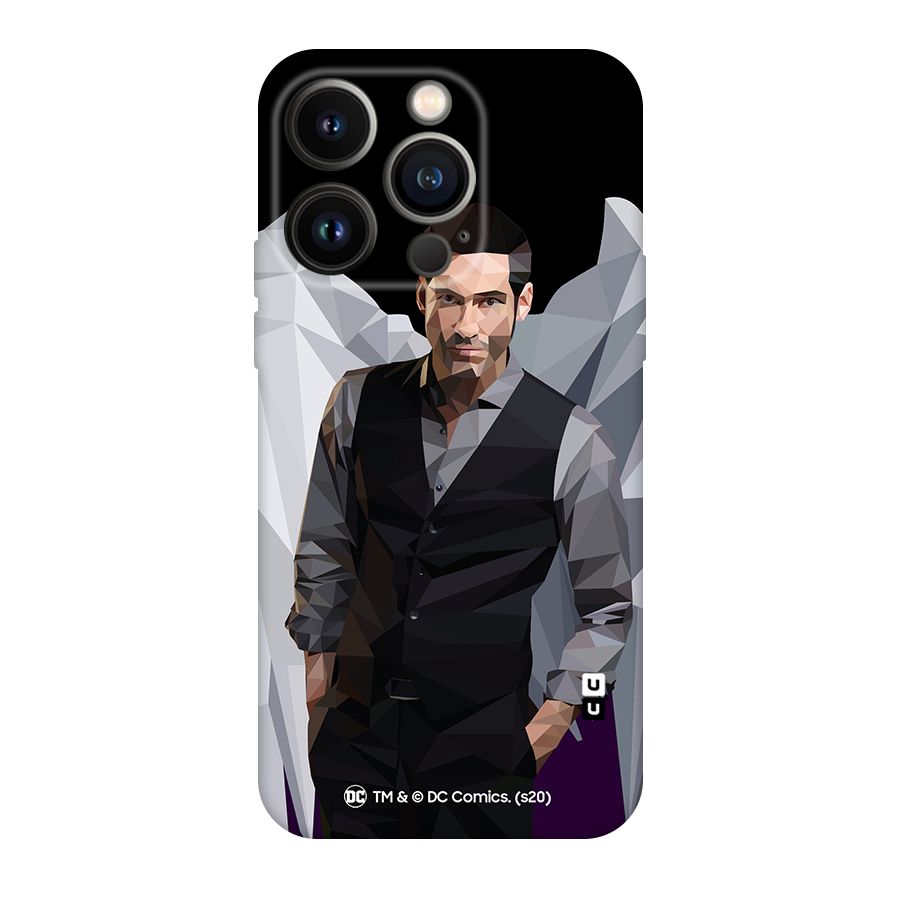 Lucifer Morningstar Art Abstract Original Polycarbonate Back Case for iPhone 14 Pro