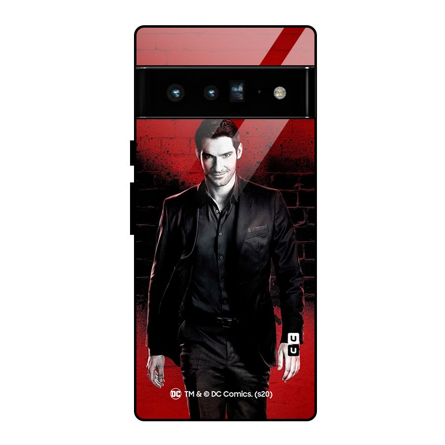 Lucifer Morningstar Wings Shadow Glass Back Case for Google Pixel 6 Pro