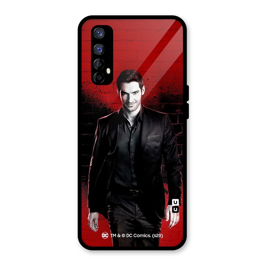 Lucifer Morningstar Wings Shadow Glass Back Case for Realme 7