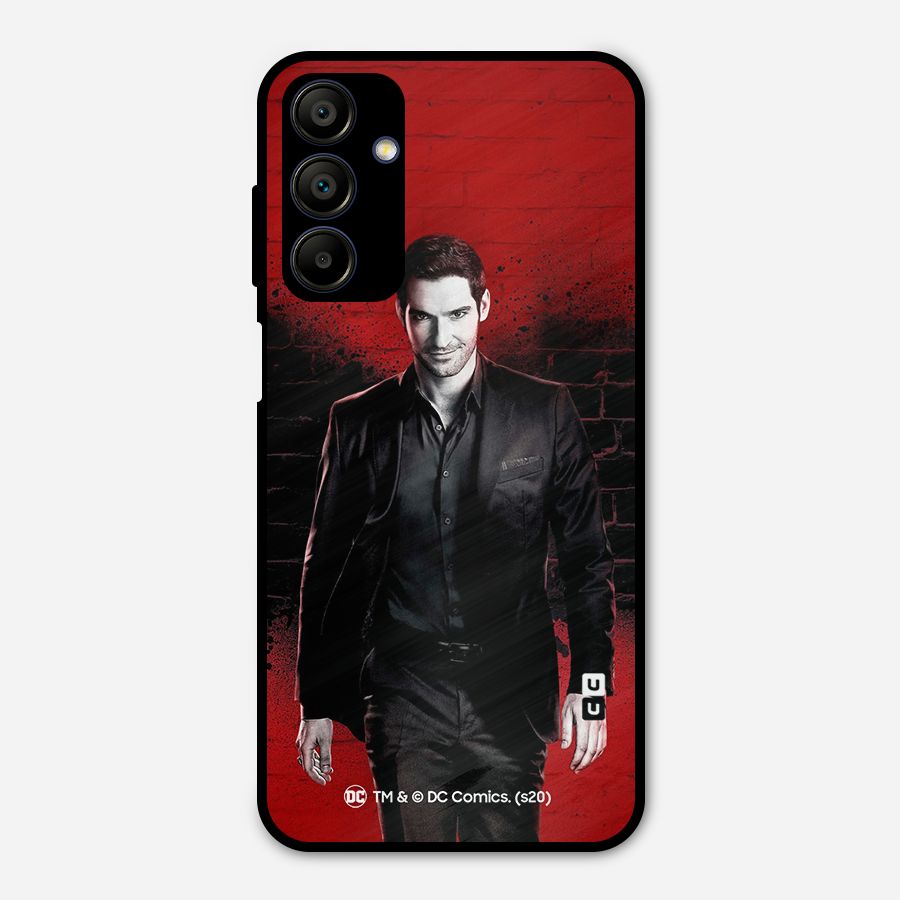 Lucifer Morningstar Wings Shadow Metal Back Case for Galaxy A15 5G