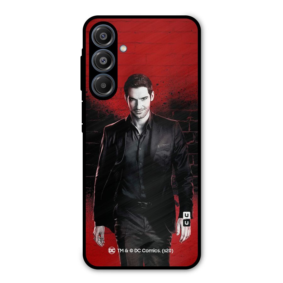 Lucifer Morningstar Wings Shadow Metal Back Case for Galaxy A16 5G