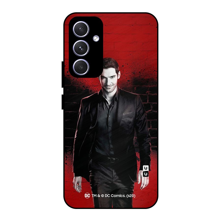 Lucifer Morningstar Wings Shadow Metal Back Case for Galaxy A54