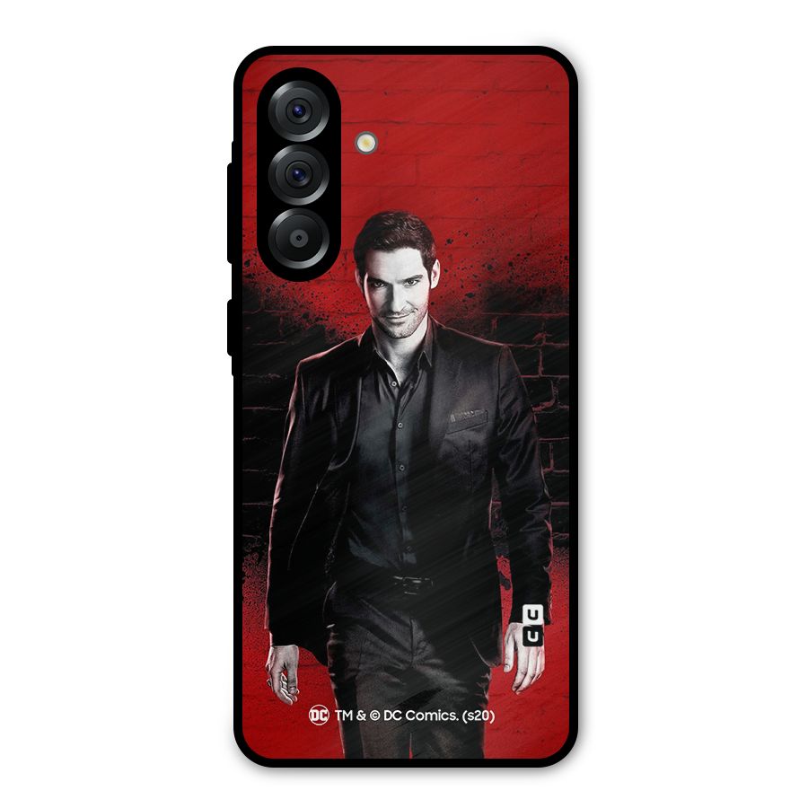 Lucifer Morningstar Wings Shadow Metal Back Case for Galaxy A56