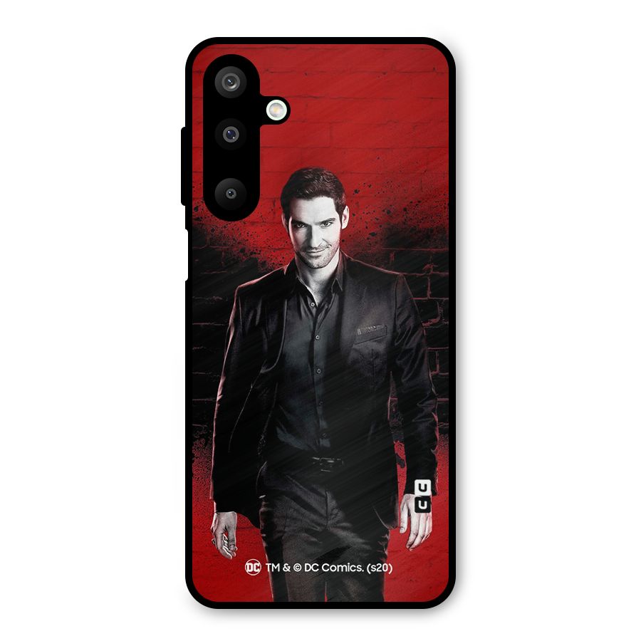 Lucifer Morningstar Wings Shadow Metal Back Case for Galaxy M16