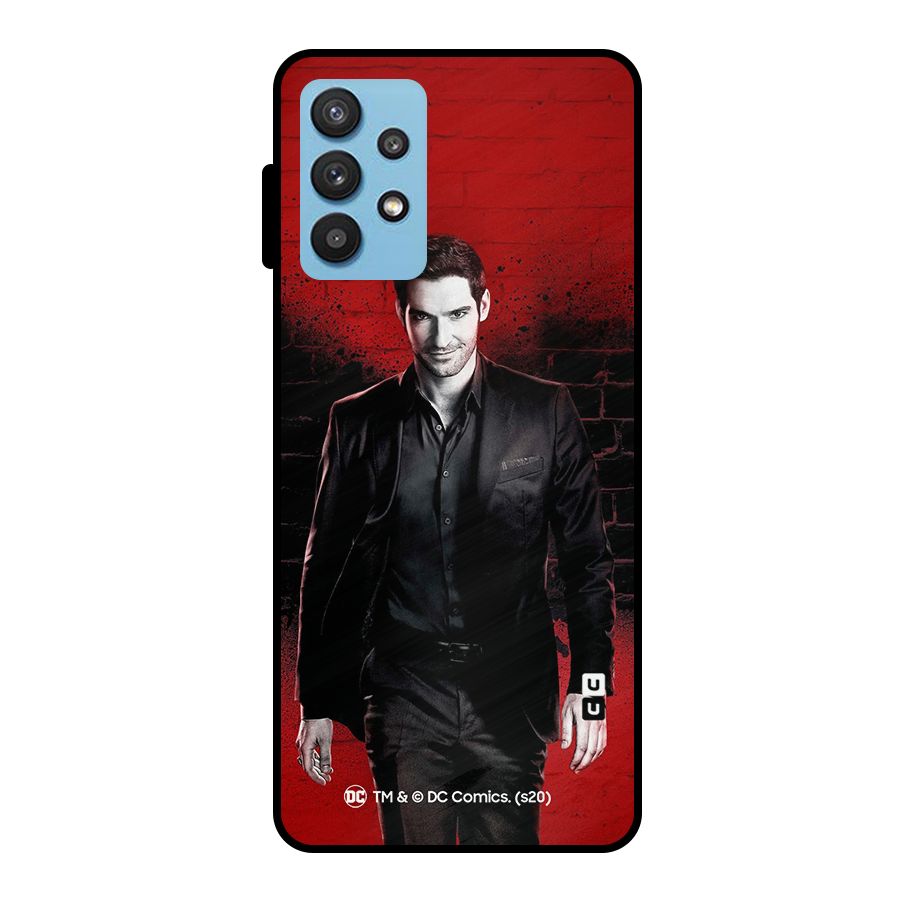 Lucifer Morningstar Wings Shadow Metal Back Case for Galaxy M32 5G