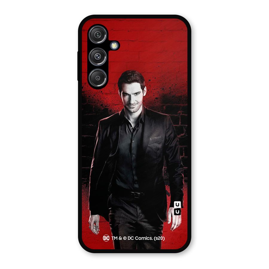 Lucifer Morningstar Wings Shadow Metal Back Case for Galaxy M34 5G