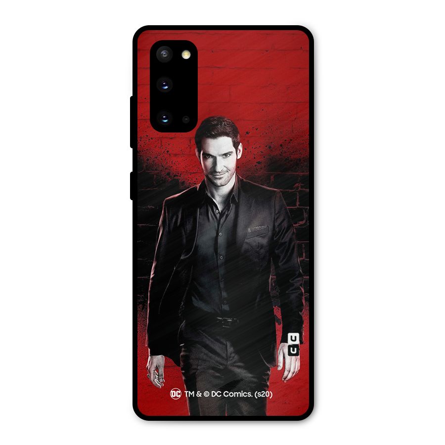 Lucifer Morningstar Wings Shadow Metal Back Case for Galaxy S20