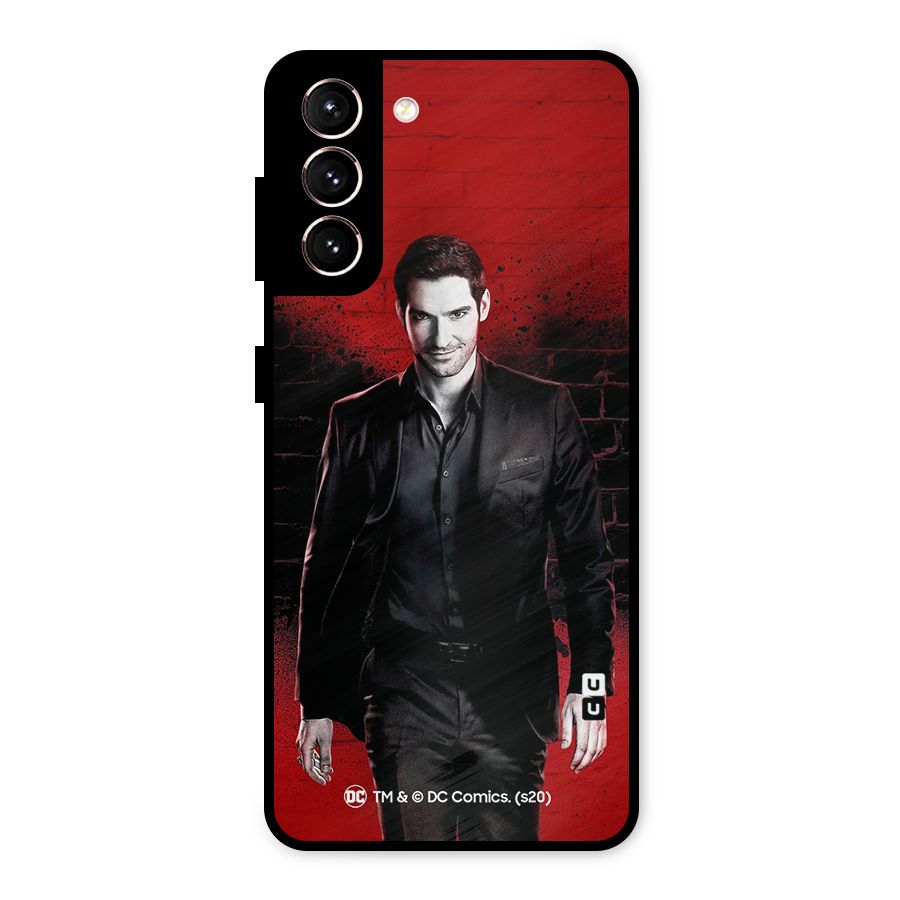Lucifer Morningstar Wings Shadow Metal Back Case for Galaxy S21 5G