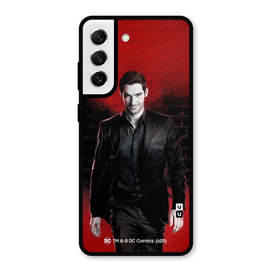 Lucifer Morningstar Wings Shadow Metal Back Case for Galaxy S21 FE 5G