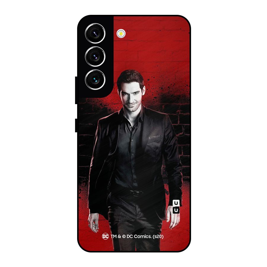 Lucifer Morningstar Wings Shadow Metal Back Case for Galaxy S22 5G