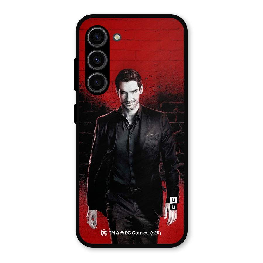 Lucifer Morningstar Wings Shadow Metal Back Case for Galaxy S23