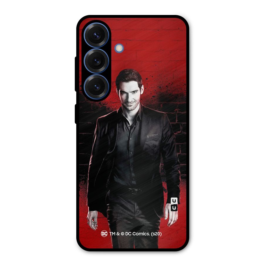 Lucifer Morningstar Wings Shadow Metal Back Case for Galaxy S25