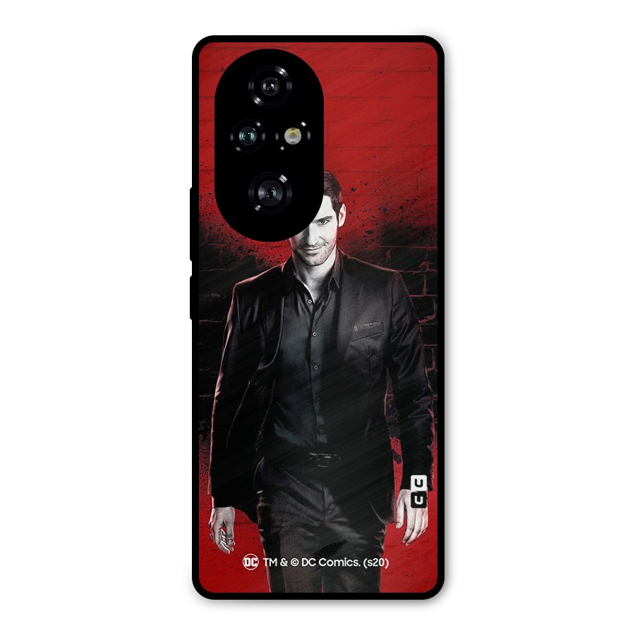 Lucifer Morningstar Wings Shadow Metal Back Case for Honor 200 Pro