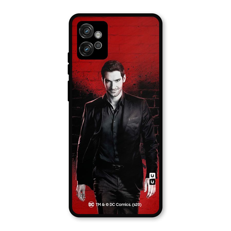 Lucifer Morningstar Wings Shadow Metal Back Case for Moto G32