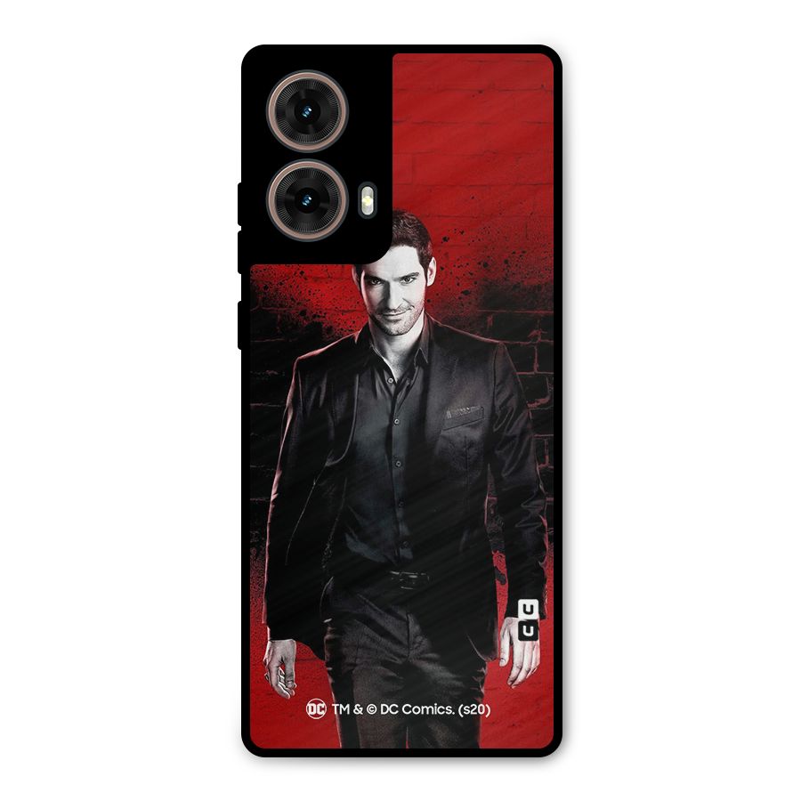 Lucifer Morningstar Wings Shadow Metal Back Case for Moto G85