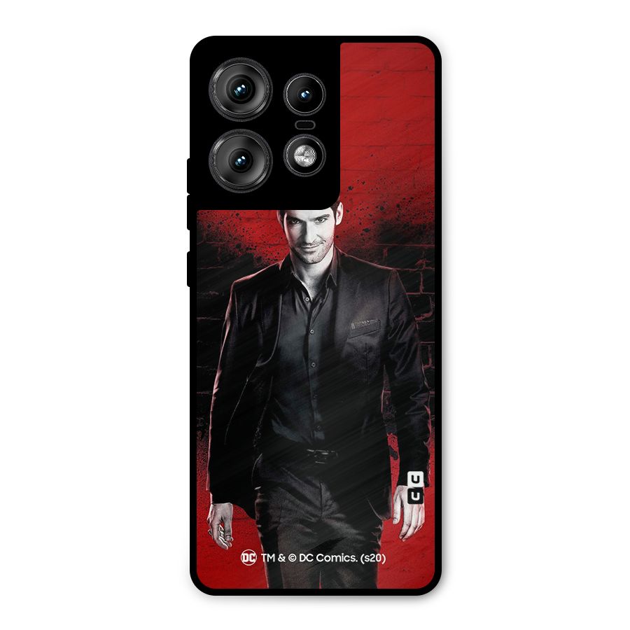 Lucifer Morningstar Wings Shadow Metal Back Case for Motorola Edge 50 Pro